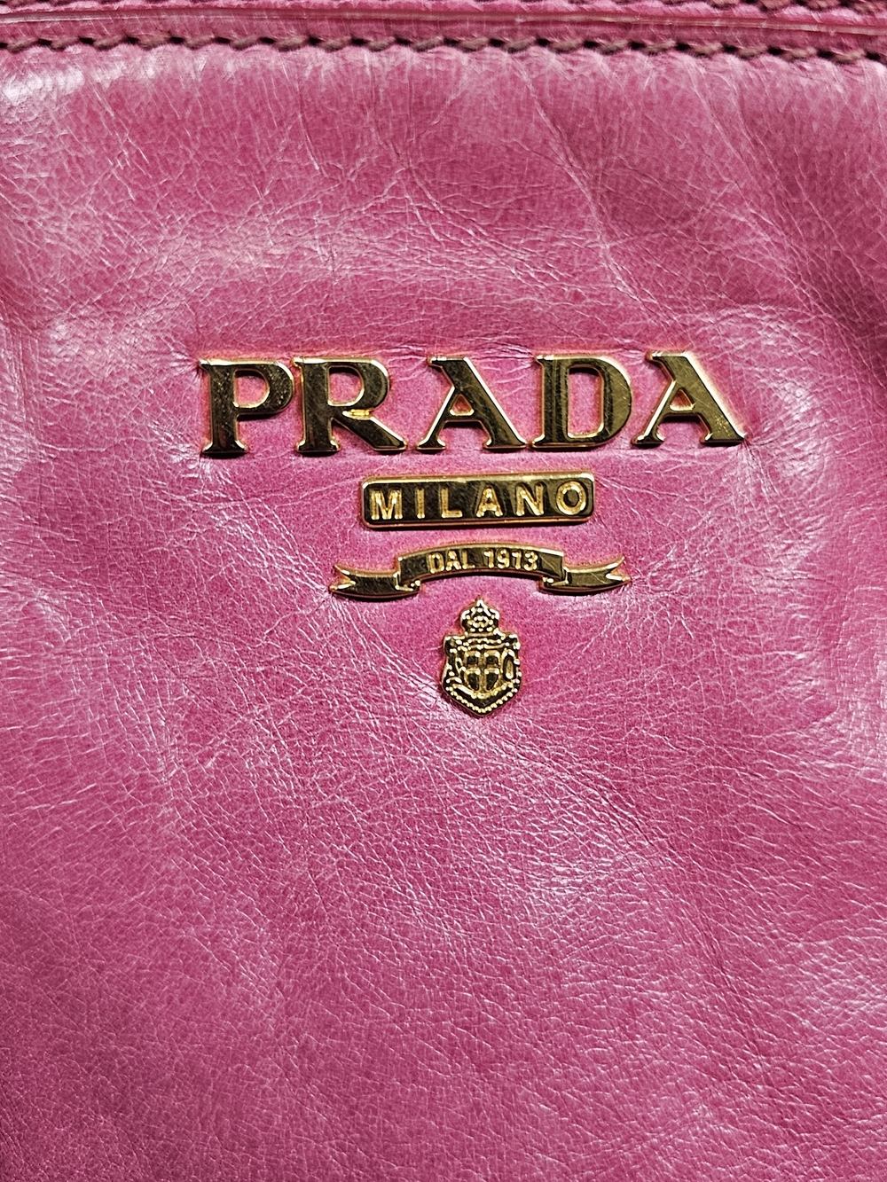 Prada Pink Leather Satchel - Picture 2 of 16